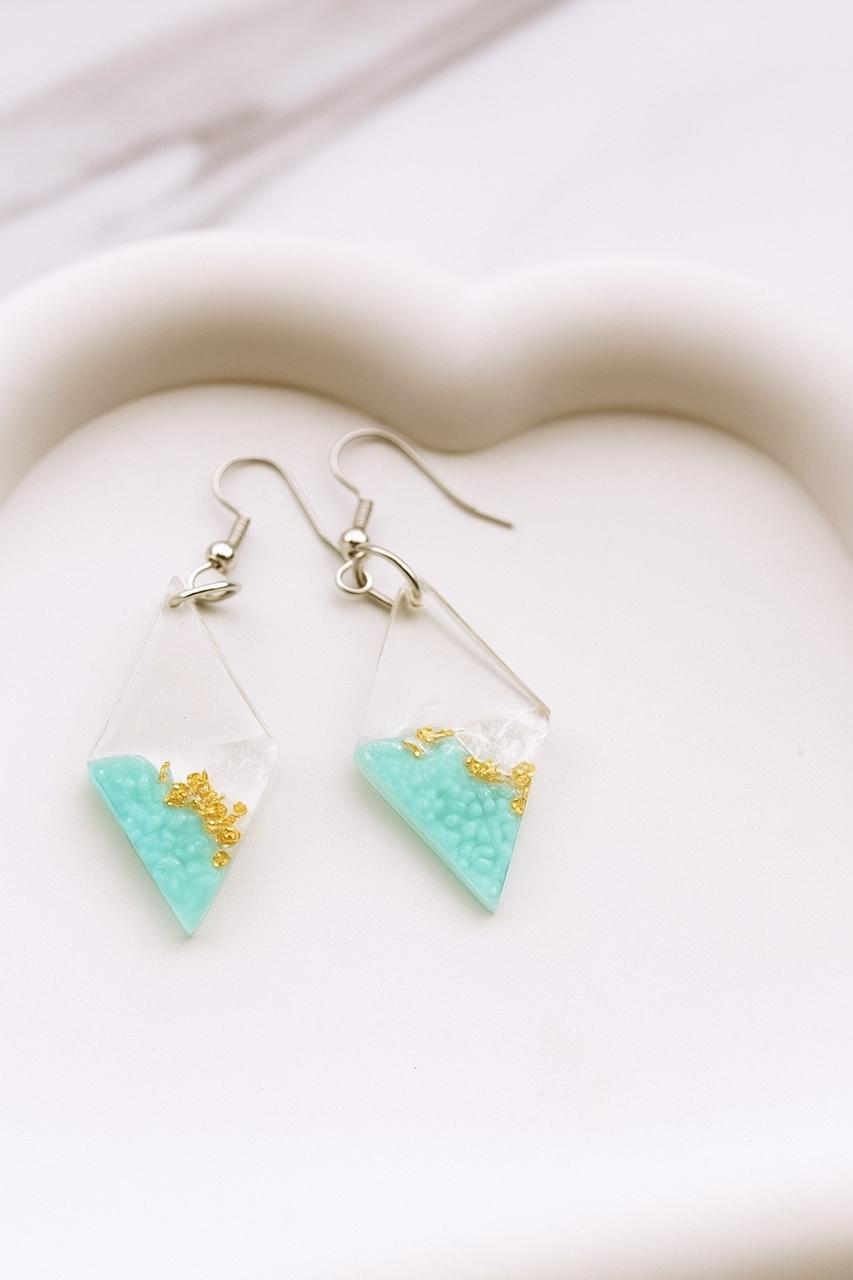 Seaside Spark Diamond Earrings