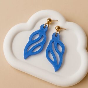 Ocean breeze leaf earrings
